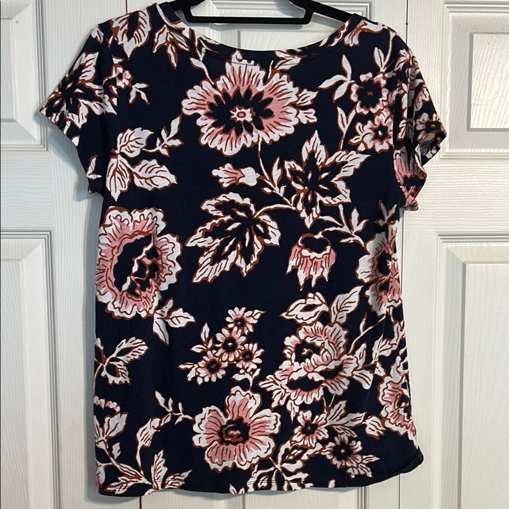 MADEWELL ANN TAYLOR LOFT Vintage Soft Green Blue Short Sleeve T-Shirts Green - Picture 10 of 10